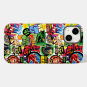 Miraculeus superheld karakters patroon Case-Mate iPhone case (Achterkant (horizontaal))