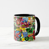 Miraculeus superheld karakters patroon mok (Voorkant rechts)