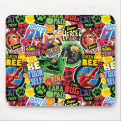 Miraculeus superheld karakters patroon muismat (Voorkant)