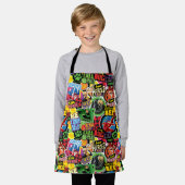 Miraculeus superheld karakters patroon schort (Gedragen)