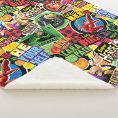 Miraculeus superheld karakters patroon sherpa deken (3/4)