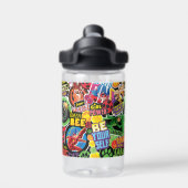 Miraculeus superheld karakters patroon waterfles (Achterkant)