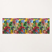 Miraculeus superheld karakters patroon yogamat (Voorkant (horizontaal))