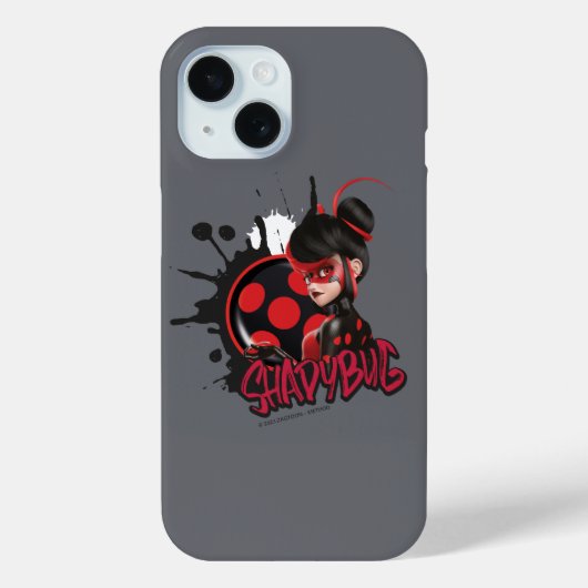 Miraculeuze omgekeerde Shadybug Character Graphic Case-Mate iPhone Case (Achterkant)