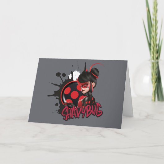 Miraculeuze omgekeerde Shadybug Character Graphic Kaart (Voorkant)