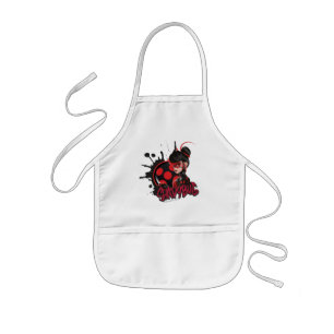Miraculeuze omgekeerde Shadybug Character Graphic Kinder Schort