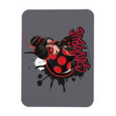 Miraculeuze omgekeerde Shadybug Character Graphic Magneet (Verticaal)
