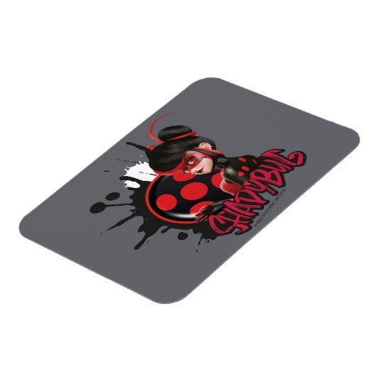 Miraculeuze omgekeerde Shadybug Character Graphic Magneet (Linkerzijde)