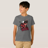 Miraculeuze omgekeerde Shadybug Character Graphic T-shirt (Voorkant volledig)