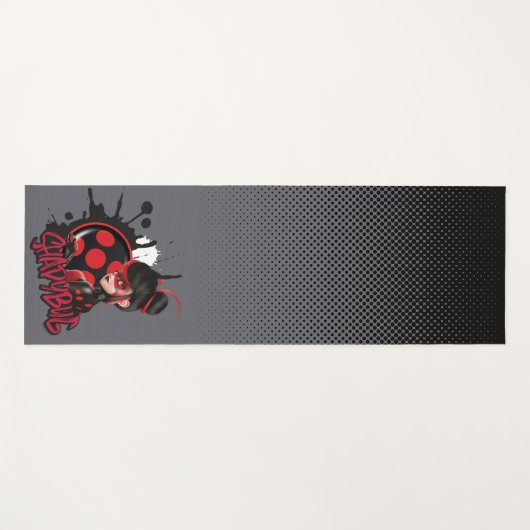 Miraculeuze omgekeerde Shadybug Character Graphic Yogamat (Voorkant (horizontaal))