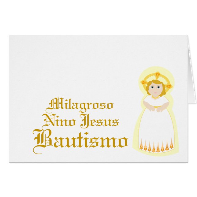 Miraculous "Bautismo" — Aanpassen (Voorkant Horizontaal)