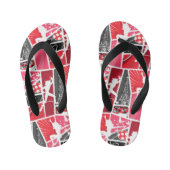 Miraculous Comic Ladybug Paris Patroon Kinder Teenslippers (Voetbed)