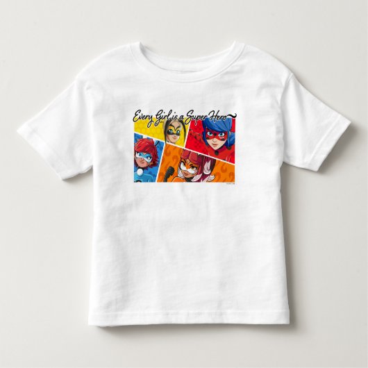 Miraculous Elke meisje is een superheld Kinder Shirts (Voorkant)