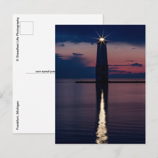 Miraculous Evening in Frankfort Light Briefkaart (Voorkant / Achterkant)