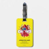 Miraculous Girl Power Bagagelabel (Achterkant verticaal)