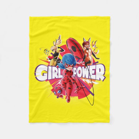 Miraculous Girl Power Fleece Deken (Voorkant)