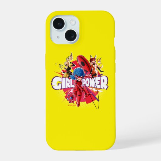 Miraculous Girl Power iPhone 15 Case (Achterkant)