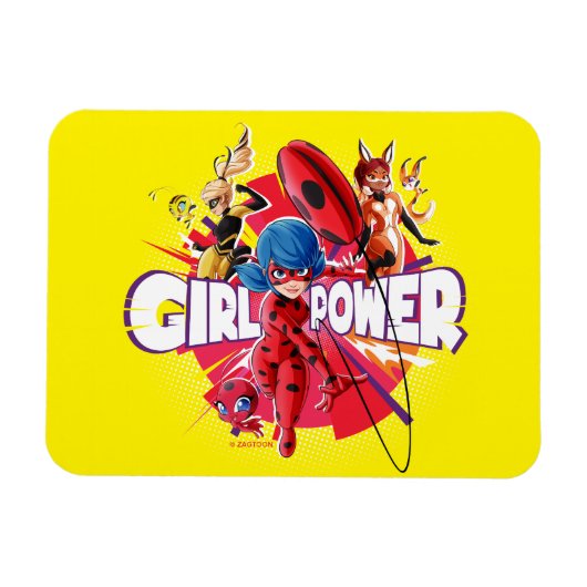 Miraculous Girl Power Magneet (Horizontaal)
