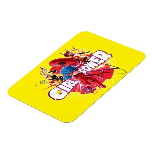 Miraculous Girl Power Magneet (Linkerzijde)