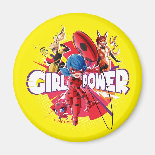 Miraculous Girl Power Magneet (Voorkant)