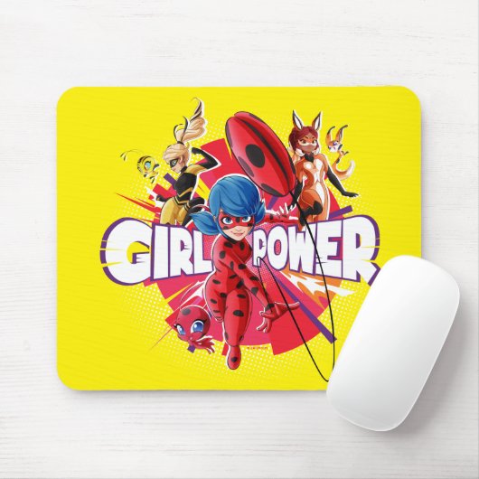 Miraculous Girl Power Muismat (Met muis)