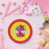 Miraculous Girl Power Papieren Bordje (Feest)