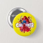 Miraculous Girl Power Ronde Button 5,7 Cm (Voorkant /achterkant)