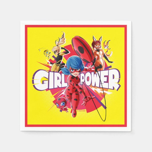 Miraculous Girl Power Servet (Voorkant)