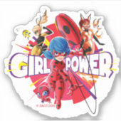 Miraculous Girl Power Sticker (Voorkant)