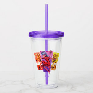 Miraculous Girls Meiskrachtenergie Acryl Drinkbeker