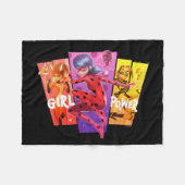 Miraculous Girls | Meiskrachtenergie Fleece Deken (Voorkant (Horizontaal))