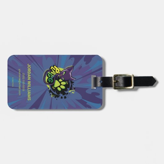 Miraculous Kwami Plagg Bagagelabel (Voorkant horizontaal)