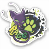 Miraculous Kwami Plagg Sticker (Voorkant)