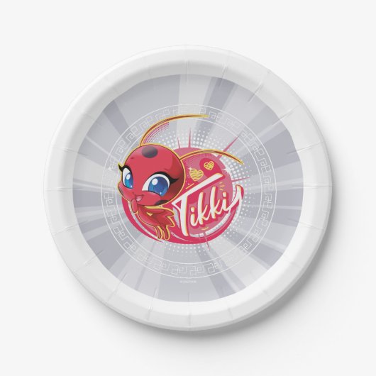 Miraculous Kwami Tikki Papieren Bordje (Voorkant)