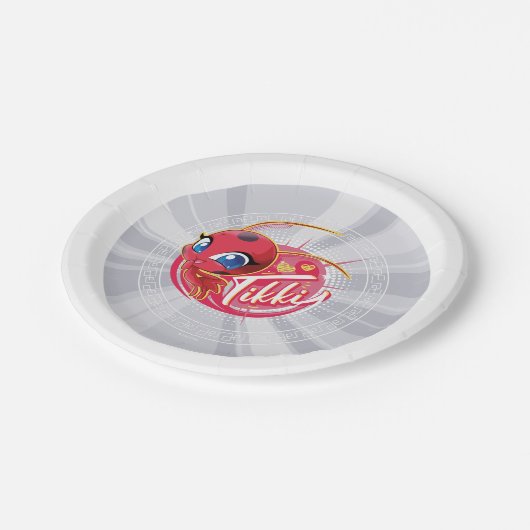 Miraculous Kwami Tikki Papieren Bordje (Gekanteld)