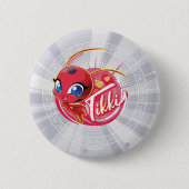 Miraculous Kwami Tikki Ronde Button 5,7 Cm (Voorkant)