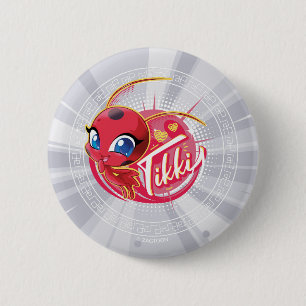 Miraculous Kwami Tikki Ronde Button 5,7 Cm