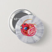 Miraculous Kwami Tikki Ronde Button 5,7 Cm (Voorkant /achterkant)
