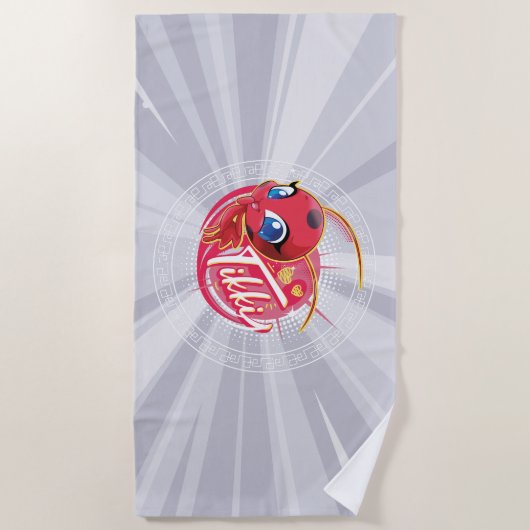 Miraculous Kwami Tikki Strandlaken (Voorkant)