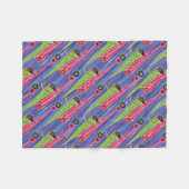 Miraculous Kwamis Tikki & Plagg Pattern Fleece Deken (Voorkant (Horizontaal))