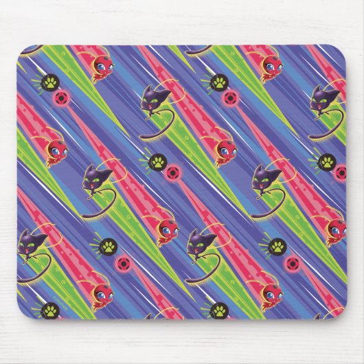 Miraculous Kwamis Tikki & Plagg Pattern Muismat (Voorkant)