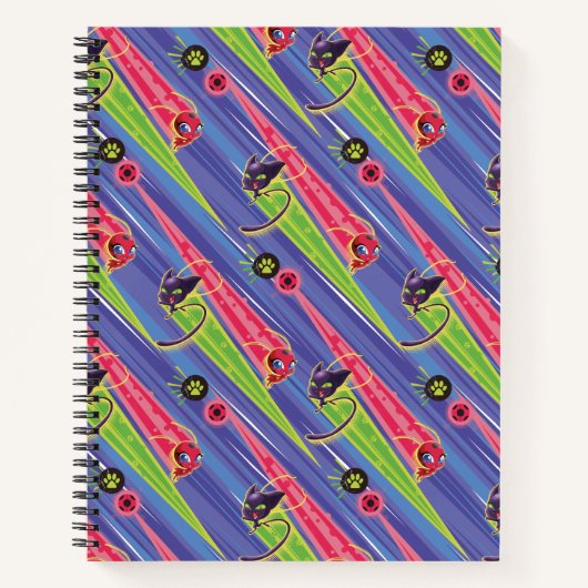 Miraculous Kwamis Tikki & Plagg Pattern Notitieboek (Voorkant)