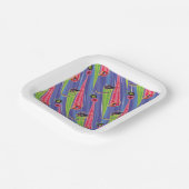 Miraculous Kwamis Tikki & Plagg Pattern Papieren Bordje (Gebogen)