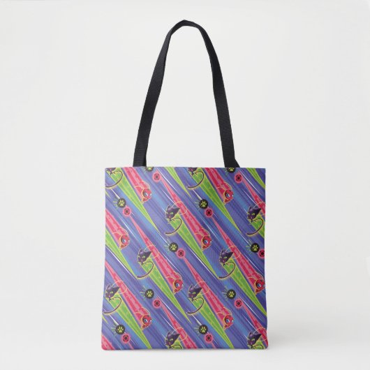Miraculous Kwamis Tikki & Plagg Pattern Tote Bag (Voorkant)