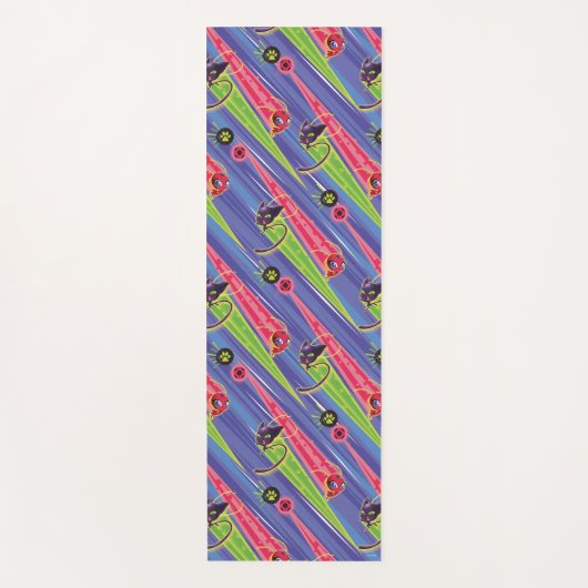 Miraculous Kwamis Tikki & Plagg Pattern Yogamat (Voorkant)