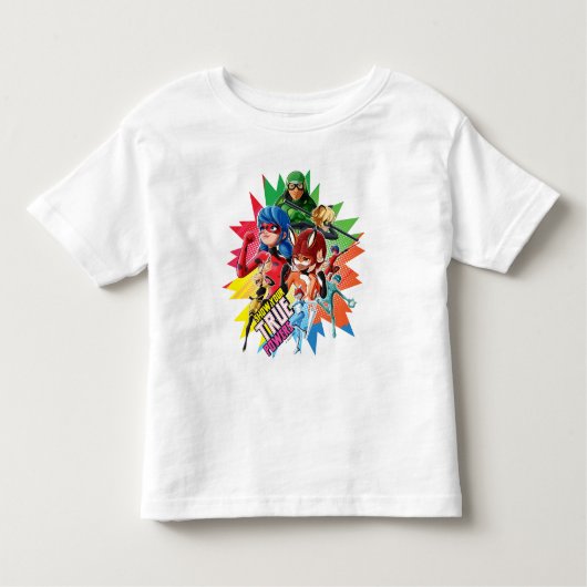 Miraculous Laat je ware krachten zien Kinder Shirts (Voorkant)