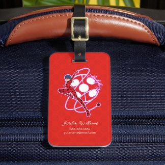 Miraculous Ladybug Badge Bagagelabel