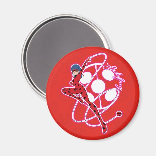 Miraculous Ladybug Badge Magneet (Voorkant / Achterkant)