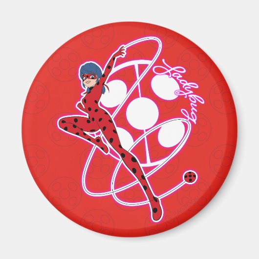Miraculous Ladybug Badge Magneet (Voorkant)
