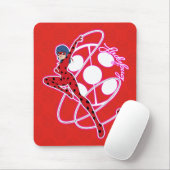 Miraculous Ladybug Badge Muismat (Met muis)